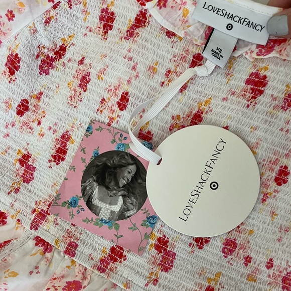 LoveshackFancy Cosette Smocked Dress XS - Picture 10 of 10